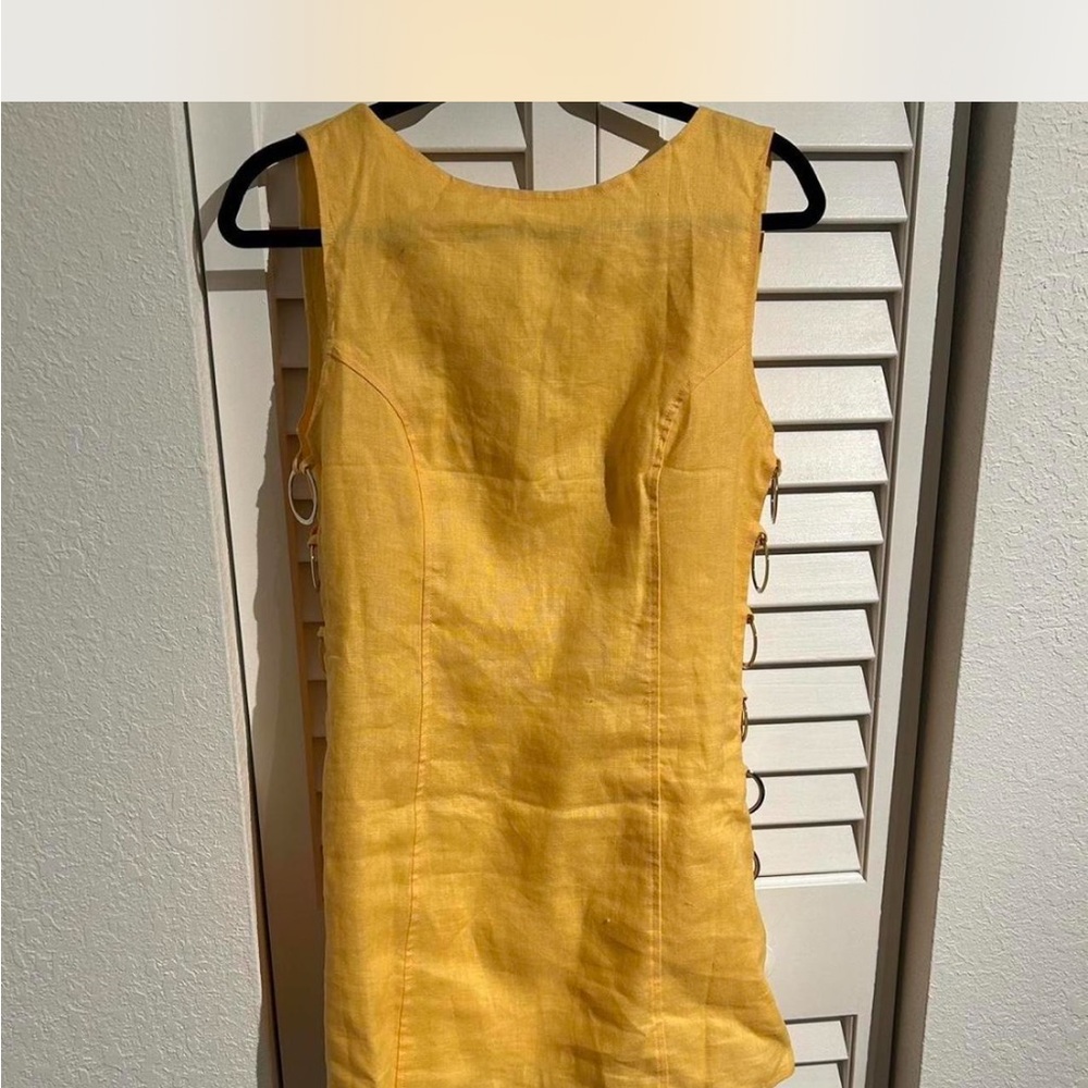 VRG Girl Yellow Sleeveless Dress